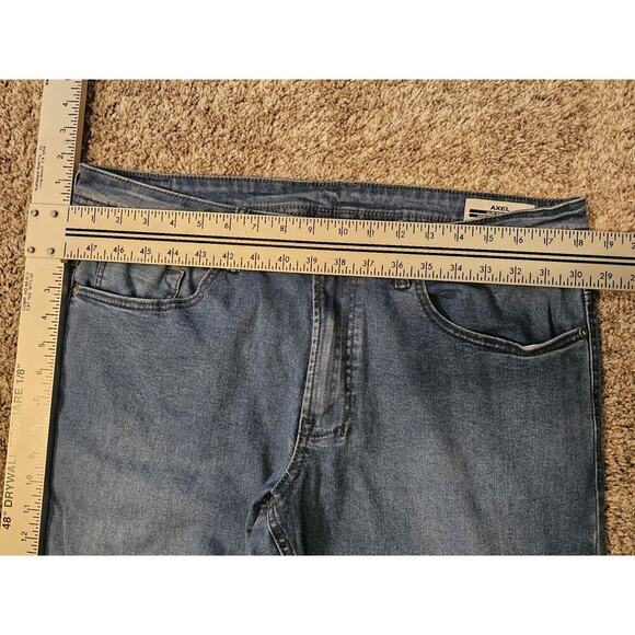 Buffalo David Bitton Jeans Men's 36x29 Blue Axel Slim Straight Stretch - Picture 4 of 8